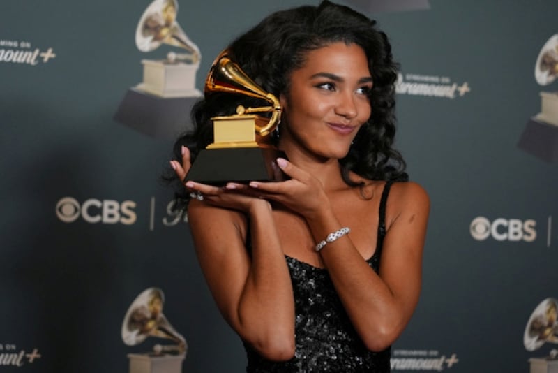 Olivia Dean called for immigrants to be celebrated (Jordan Strauss/Invision/AP)