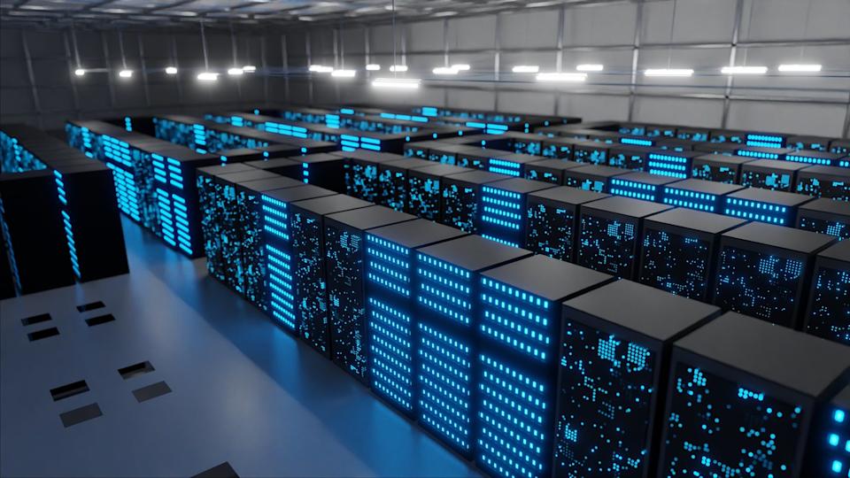 Data centers with GPU clusters.