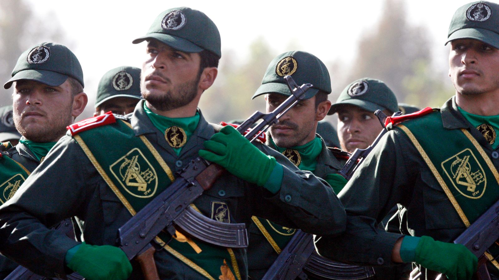 The Iranian Revolutionary Guard is now listed as a terror group in the European Union. Pic: AP