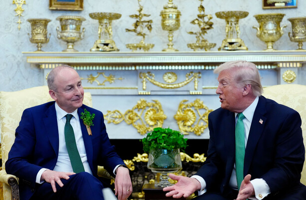 Mixed reaction to Taoiseach's Oval Office outing as opposition parties slam 'wasted opportunity' - The Journal