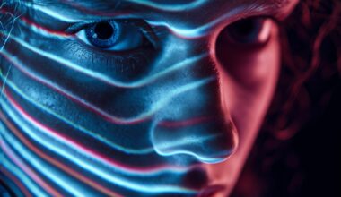 Face Glowing Waves Fear