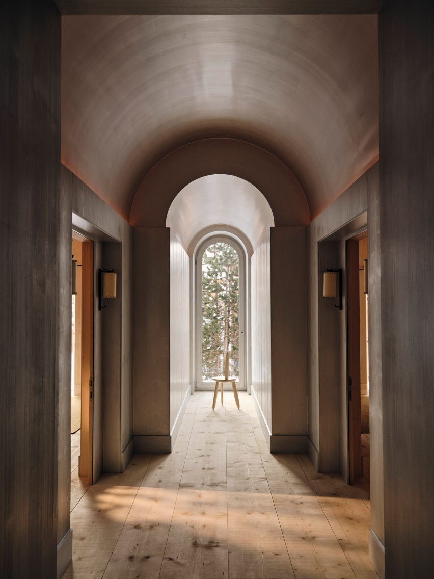 Vaulted hallway