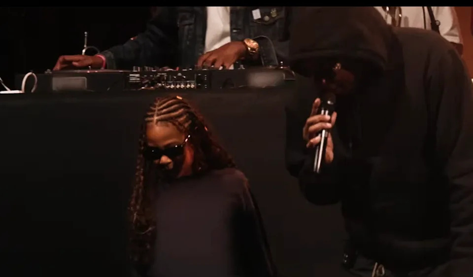 Rumi Carter was captured dancing with dad Jay-Z in one sweet moment in The Blueprint
