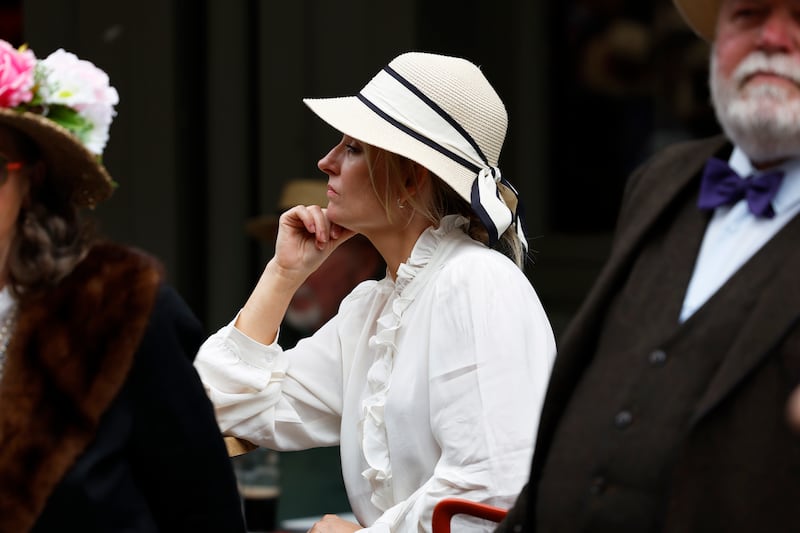 Bloomsday at Davy Byrnes and the Grafton Street area. Photograph: Nick Bradshaw/The Irish Times
