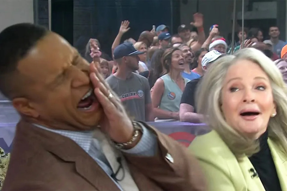 Deidre Hall slaps Craig Melvin on 'Today' on Friday, June 19Credit: NBC
