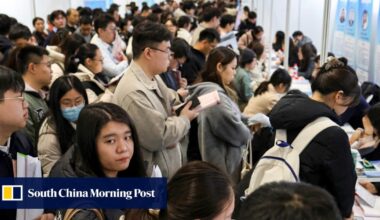 China’s youth unemployment rate edges down in May as economic strains persist