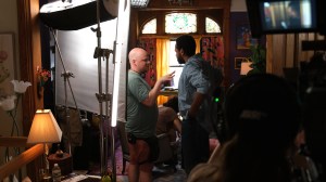 On the set of Souvenir