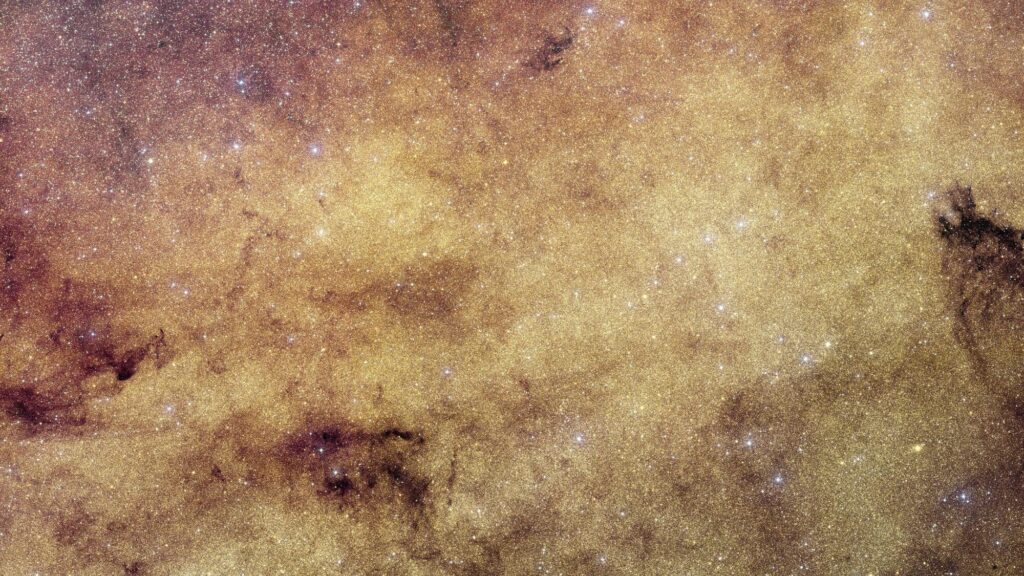 Stunning view of the Milky Way galaxy with stars and cosmic dust.