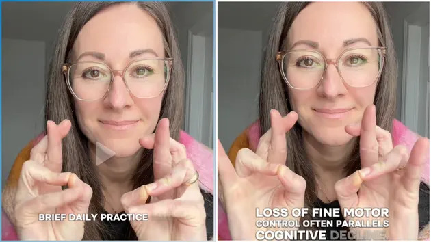 If your pinky can move this easily, TikToker Ana Lučić says, it’s “a sign your brain is in great shape,