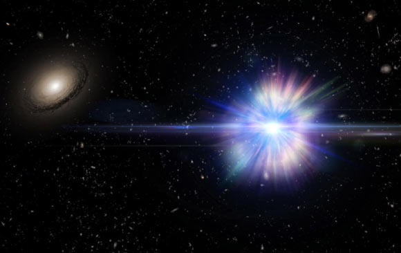 Type Ia supernovae are a cornerstone of modern cosmology, providing first evidence for cosmic acceleration and new tests of dark energy. Image credit: Alex Parker / NASA / SDSS.