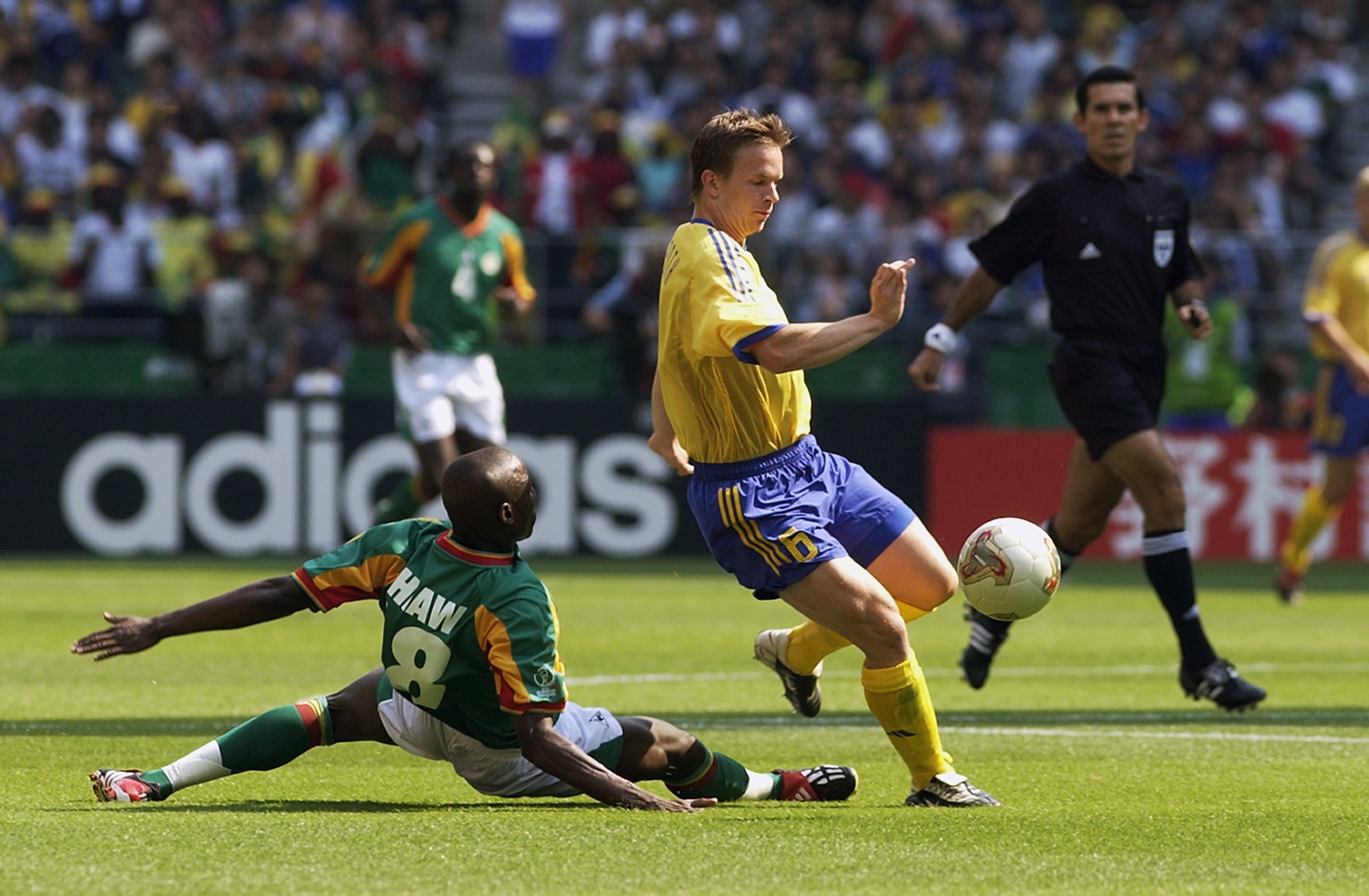 Pape Thiaw featured at the 2002 World Cup