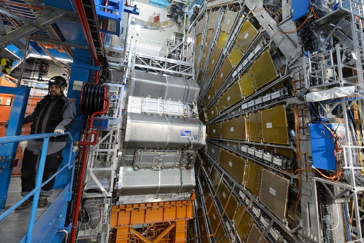 Technical work goes on at the LHC. (Photo: AP)
