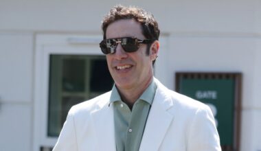 Ali G, Sach Baron Cohen character, at Wimbledon Amid News of New Movie