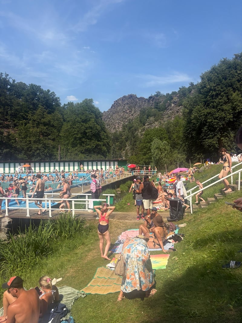 A swimming pool on the outskirts of Vienna