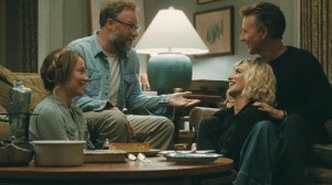 Olivia Wilde, Seth Rogen, Penelope Cruz, and Edward Norton in 'The Invite'