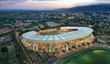 Ryder unveils designs for Jamaican national stadium revamp