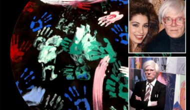 Painting that Andy Warhol did in a New York restaurant turns up in Austria