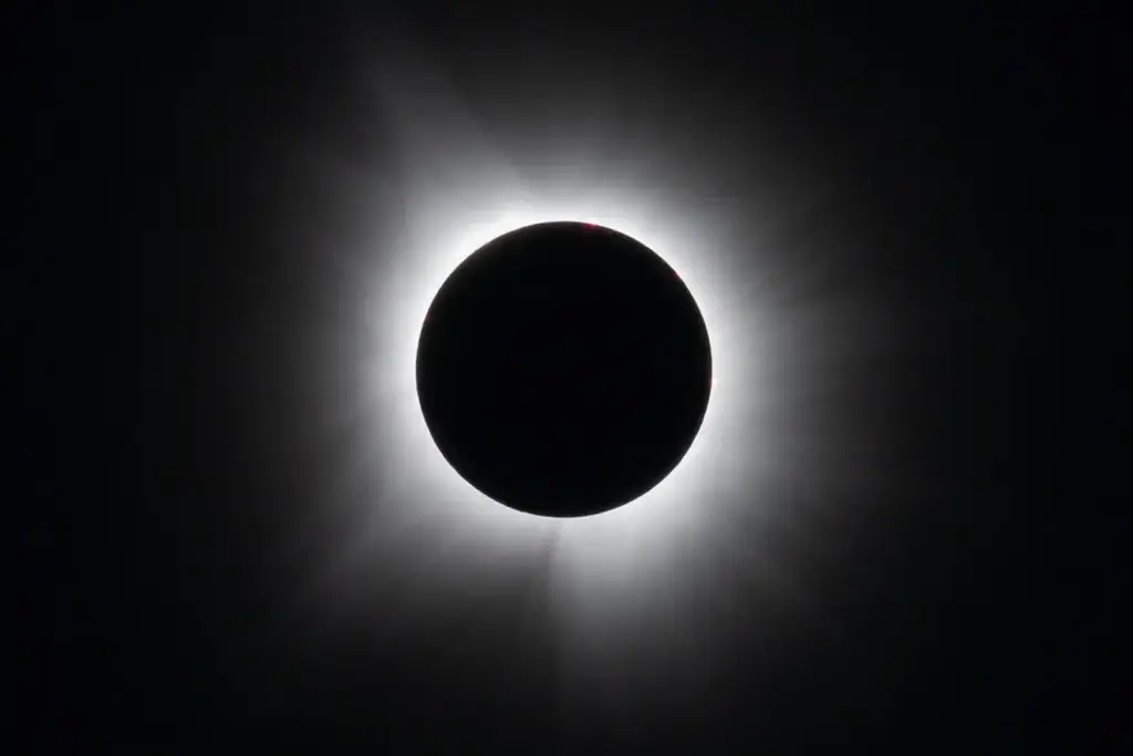 A total solar eclipse
