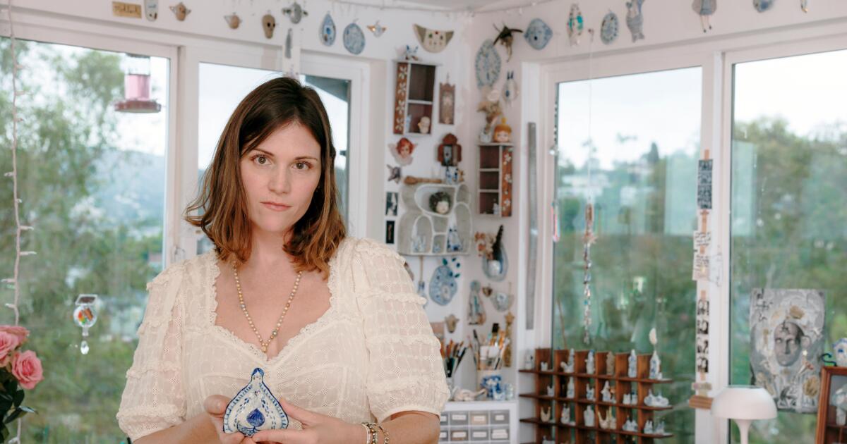 After the Eaton fire, her porcelain sculptures are a healing medium