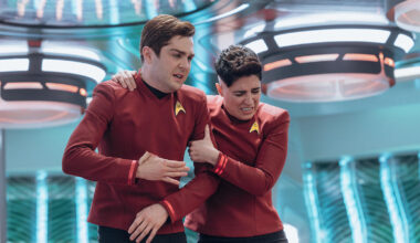 Strange New Worlds' Martin Quinn on Playing a Drunk Scotty and Getting Closer to the TOS Version We Love
