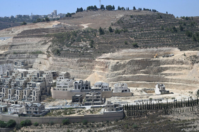 givat-zeev-settlement-gaza-06th-aug-2026-heavy-equipment-prepares-the-ground-for-the-construction-of-thousands-of-residential-units-in-the-new-neighborhood-givat-hashalvah-in-the-givat-zeev-settle