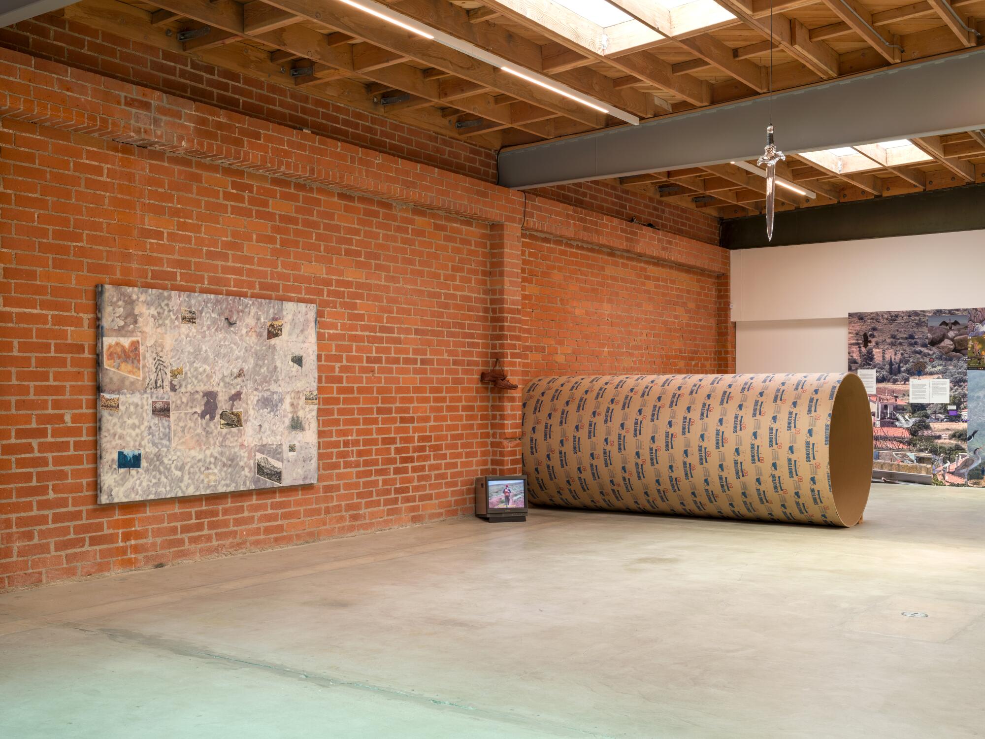 A gallery show in Los Angeles