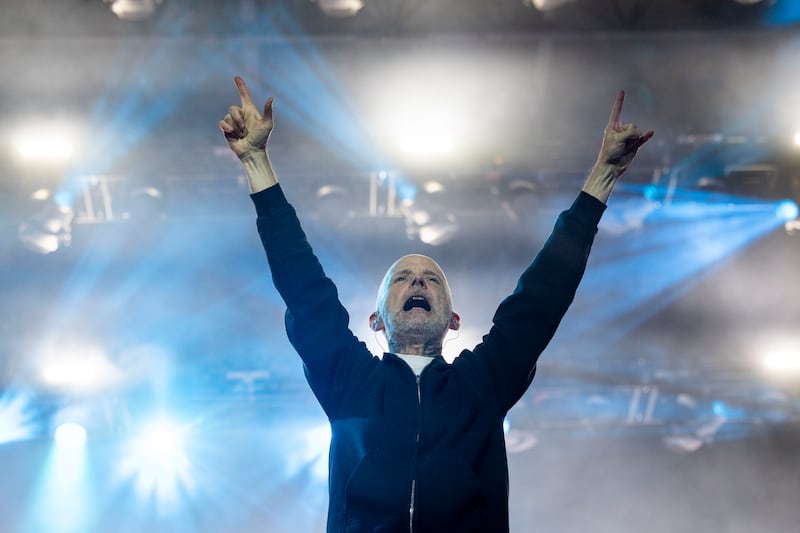 Moby at the Royal Hospital Kilmainham, Dublin, on Friday. Photograph: Tom Honan 