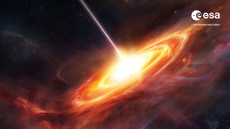 Artist’s Concept of an Ancient Quasar