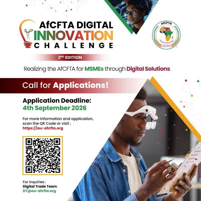Call For Applications: AfCFTA Digital Innovation Challenge 2026