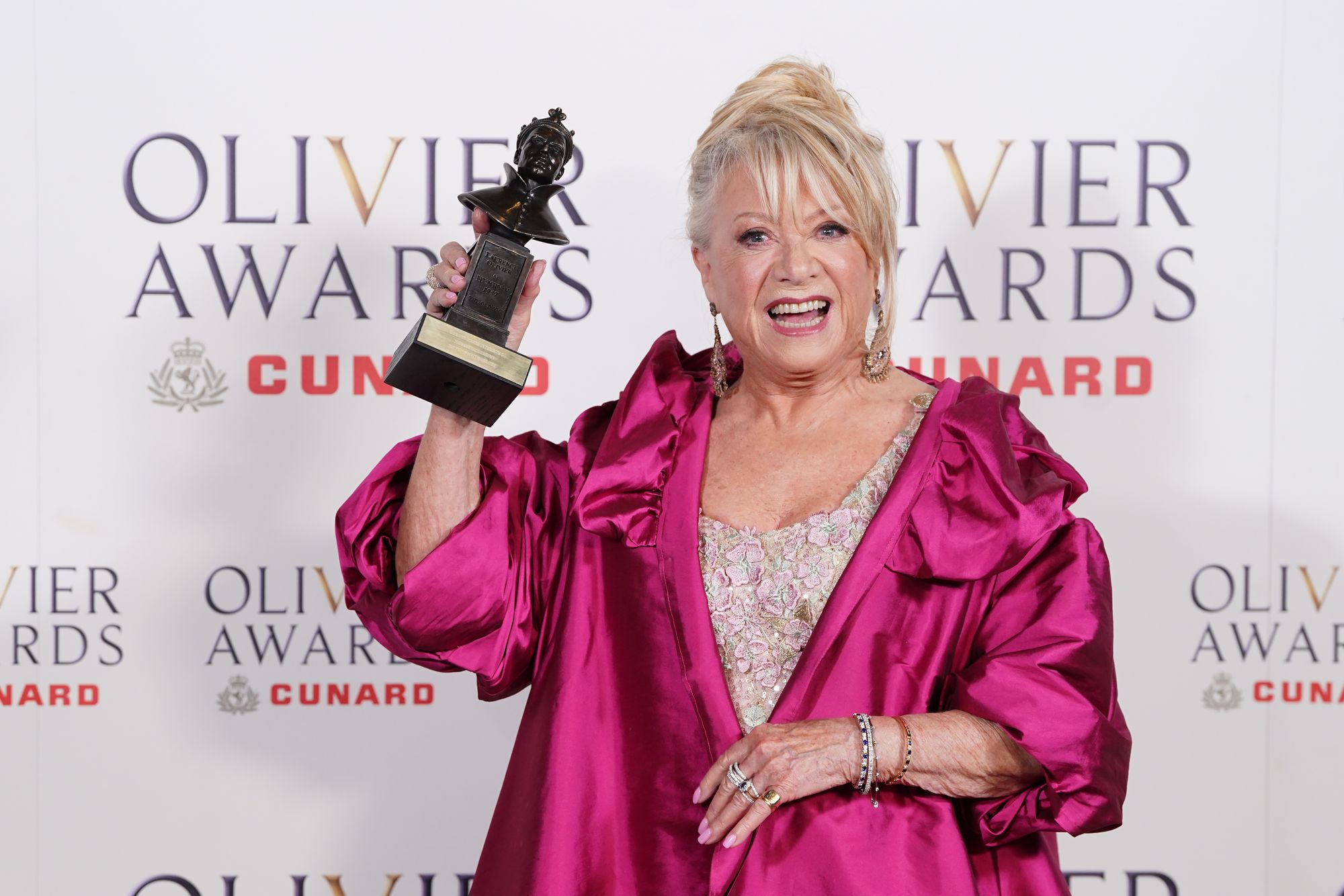 Paige with her Oliviers special award