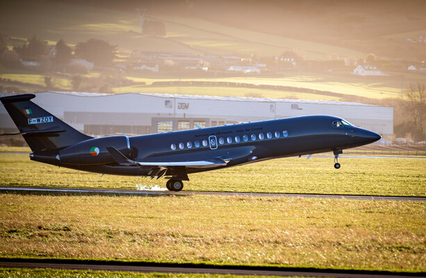 Government jet to go to factory abroad for a month as maintenance cannot be performed in Ireland