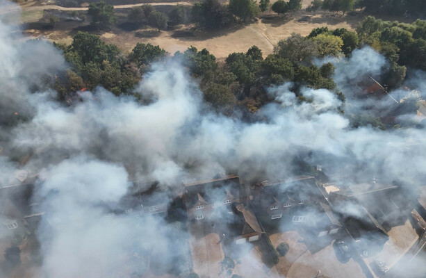 ‘Apocalyptic scenes’ as huge fires begin tearing through homes in England
