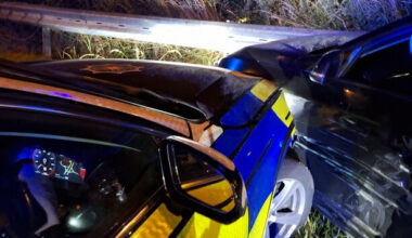 Woman arrested after high-speed pursuit that saw her 'throwing objects' out of car at police