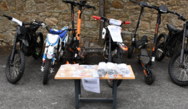 Three people due in court after seizure of scrambler bikes, cash and drugs worth €100k