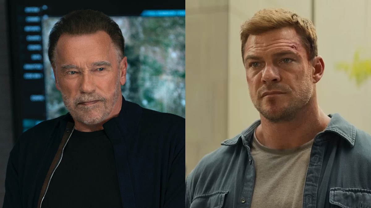 The Lesson Alan Ritchson Learned From Arnold Schwarzenegger After Fans Crashed Their Movie Set