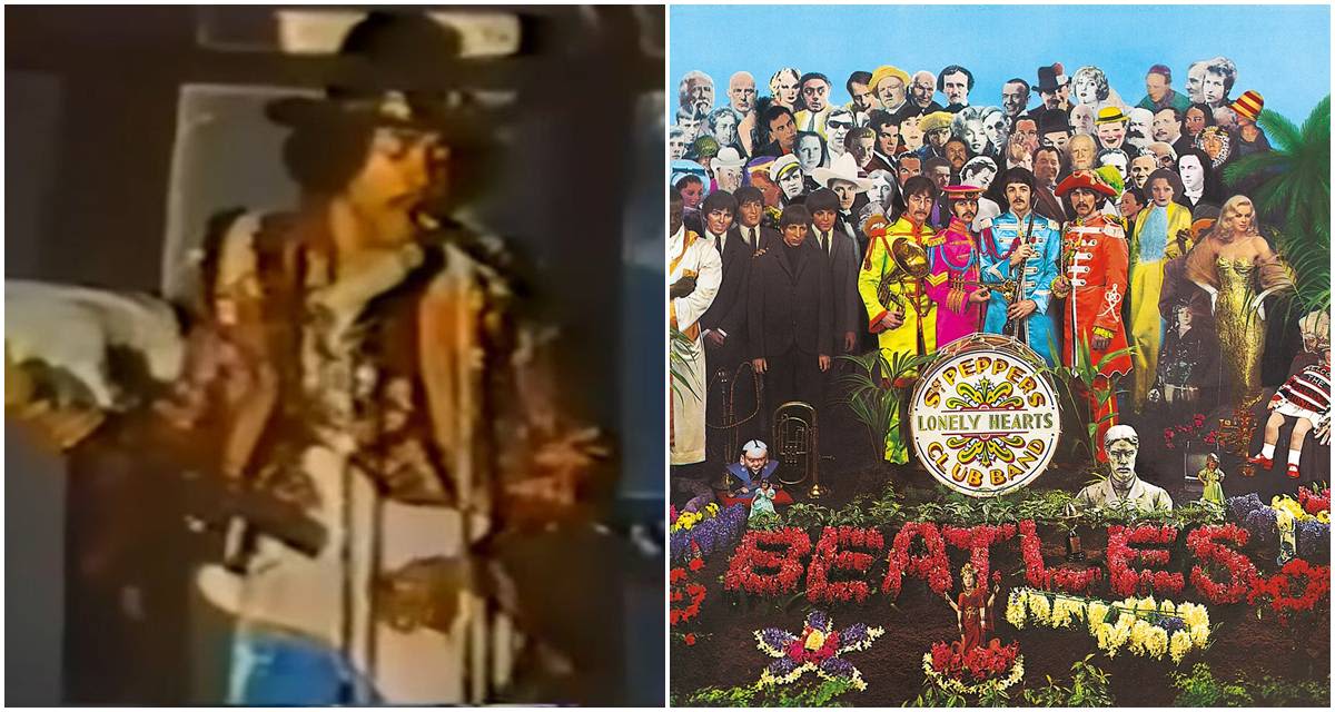 2 days after The Beatles dropped Sgt. Pepper, Jimi Hendrix played a raucous cover of the title song