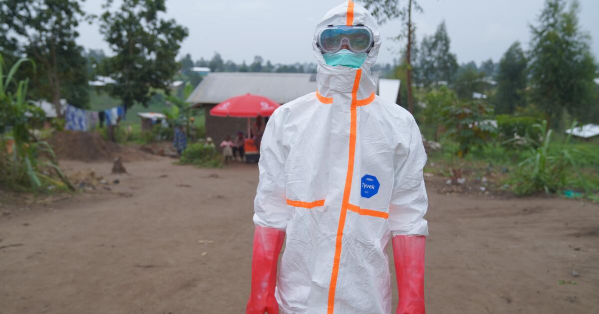 He works to slow the Ebola outbreak in Congo, without pay