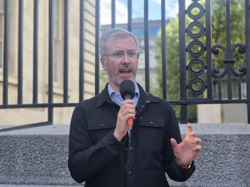 Green Party leader Roderic O’Gorman said the fare increase was the fault of the Government, not the NTA. Photograph: Órla Ryan