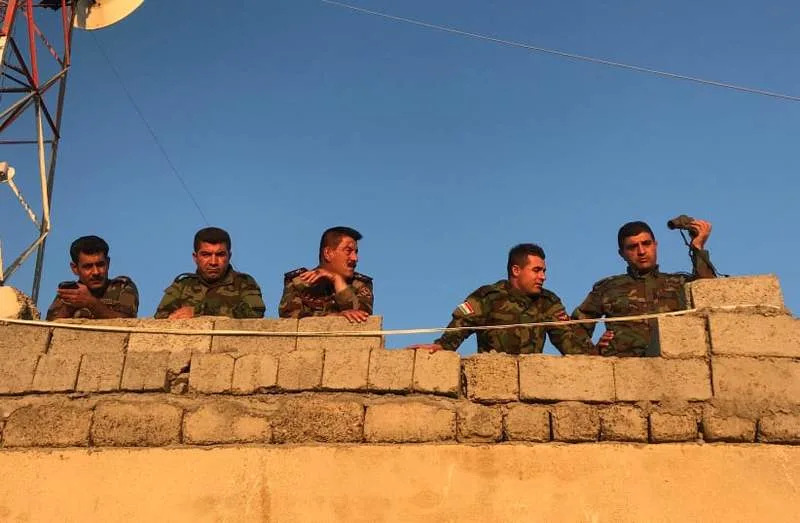 Kurdistan Regional Government Peshmerga at a mountain outpost. September 19, 2019. (credit: SETH J. FRANTZMAN)