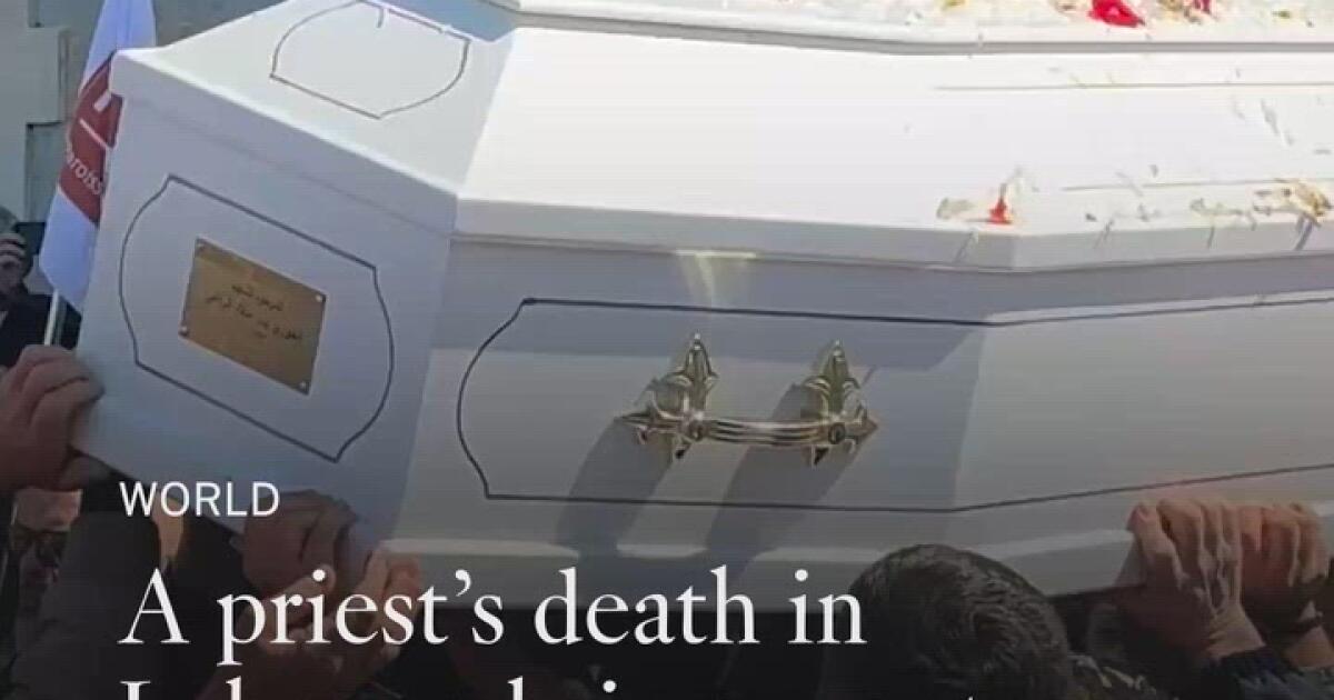 A priest’s death in Lebanon brings war to a community that tried to avoid it