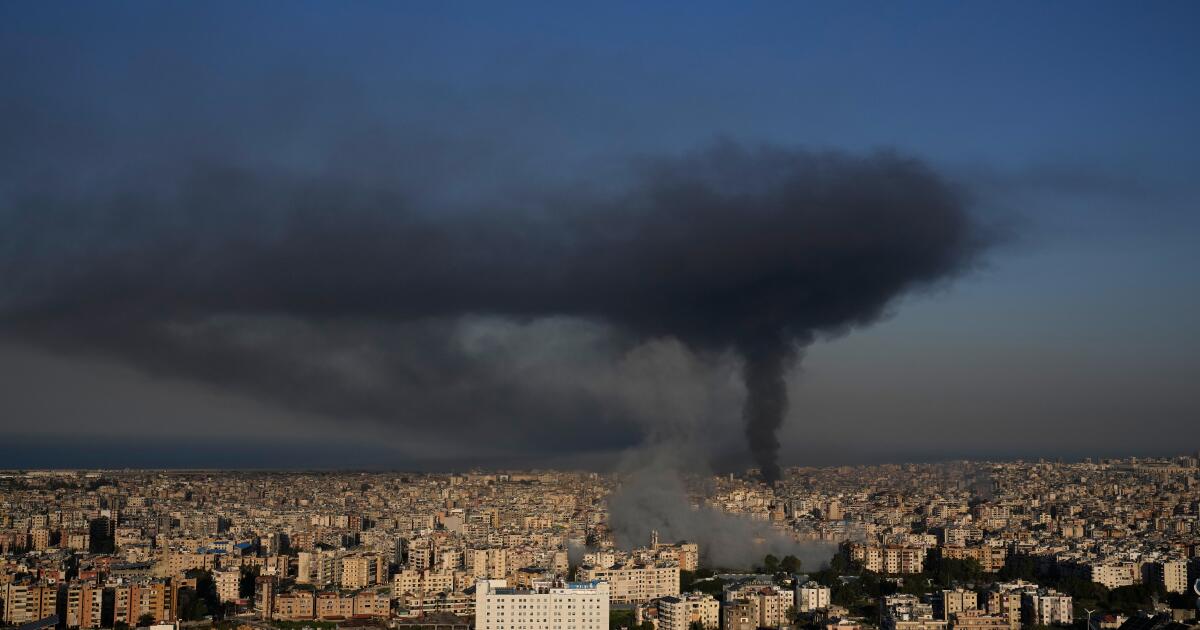 Thousands flee Beirut suburbs after unprecedented Israeli evacuation order
