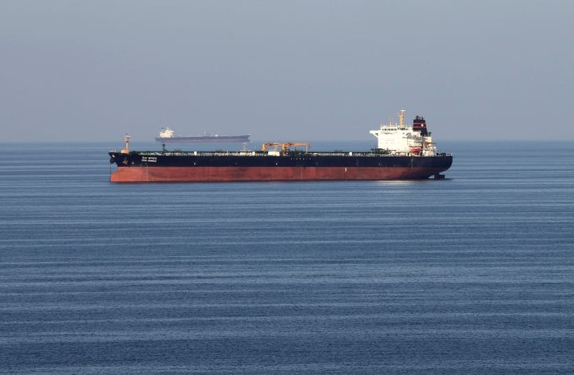 Oil tankers pass through the Strait of Hormuz, December 21, 2018.