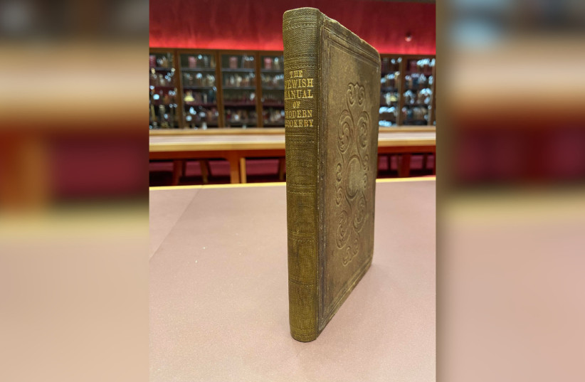The first kosher cookbook published in England from 1846, titled ''The Jewish Manual of Modern Cookery, With a Collection of Valuable Recipes & Hints Relating to the Toilette,'' May 26, 2026.