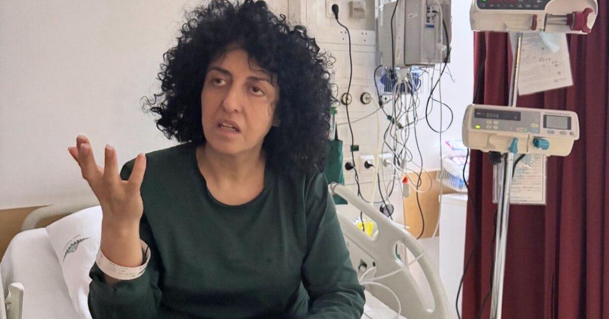Iranian Nobel laureate Narges Mohammadi moved to Tehran hospital