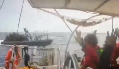 Israeli troops intercept flotilla boats trying to breach the blockade of Gaza