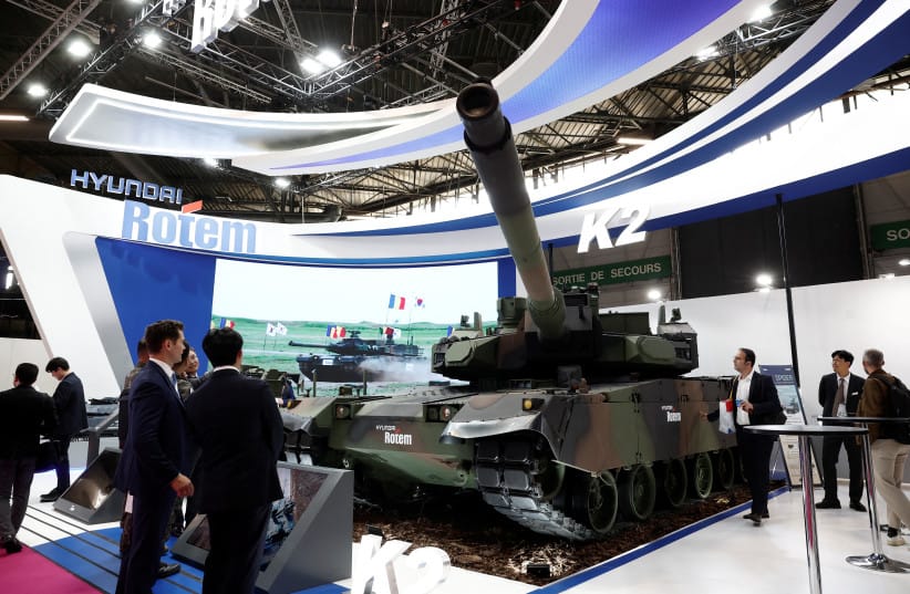 Eurosatory international land and air event for defence and security in Villepinte, June 17, 2024