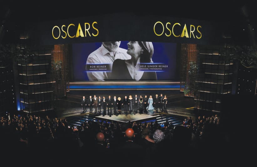 Late Director Rob Reiner was a key Jewish influence. Pictured: O’Connell on stage with fellow actors at the 98th Academy Awards during the In Memorium segment, which paid tribute to Reiner and wife Michele Singer Reiner, March 15.
