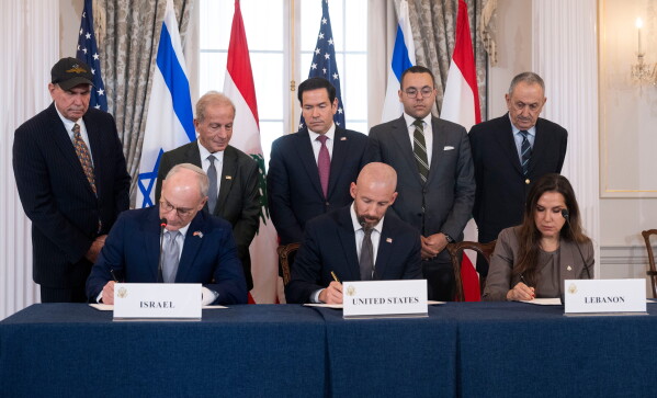 Israel, Lebanon, and U.S. Sign Framework Deal