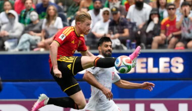Iran plays 10-man Belgium to 0-0 draw at World Cup