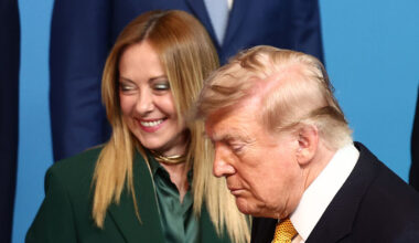 Meloni and Trump